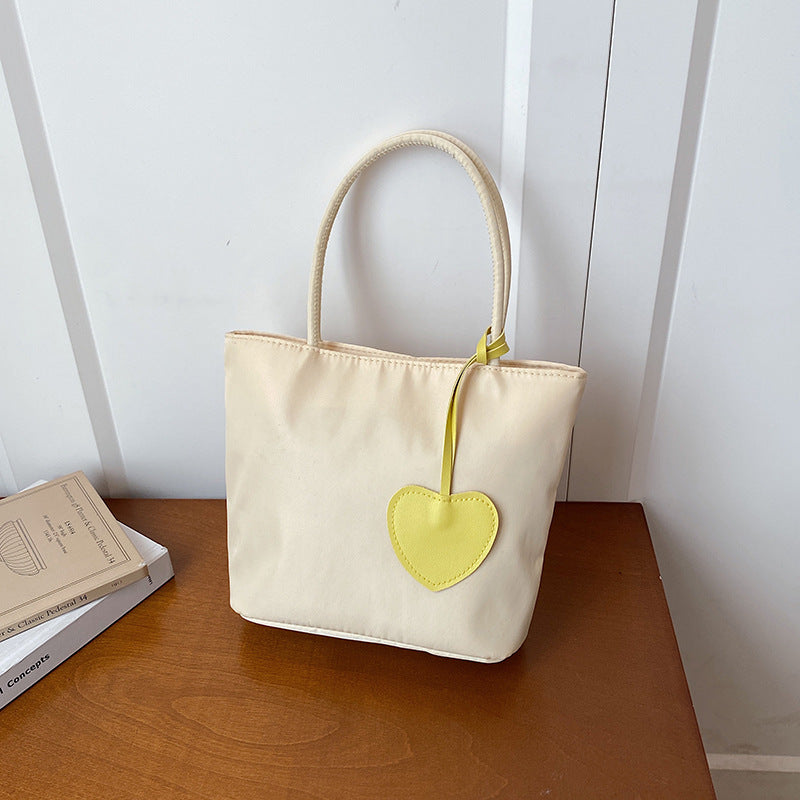 WoStylish Heart-Embellished Everyday Tote Bag Bowlift