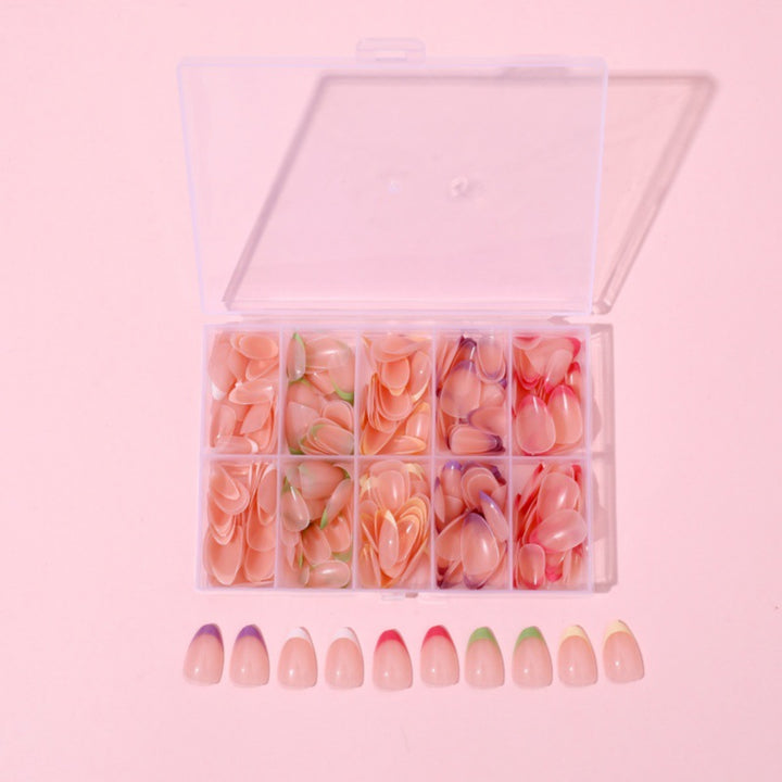 Artificial Nail Set with Various Shapes Bowlift