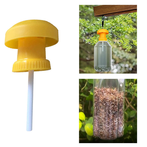Refillable Hanging ant bait bottle cap dispenser Bowlift