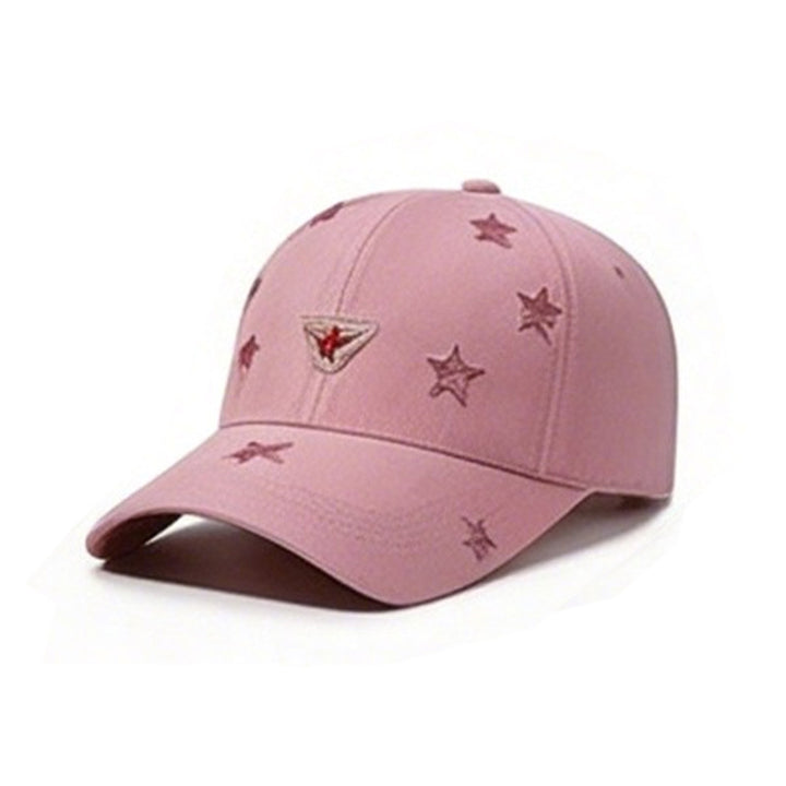 Women's Baseball Cap with Star Motif Bowlift