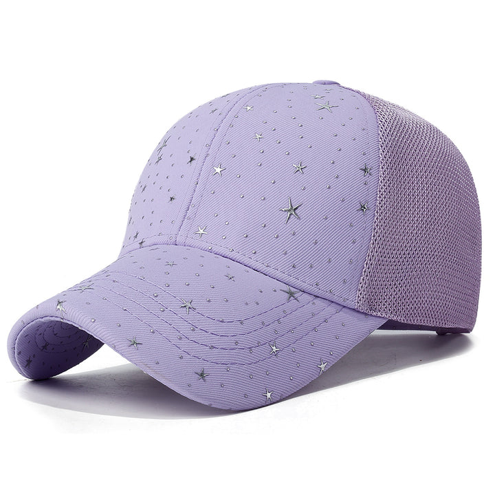 Women's Star-Embellished Activewear Cap Bowlift