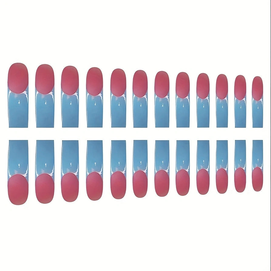 Premium Long Acrylic Press-On Nails Bowlift