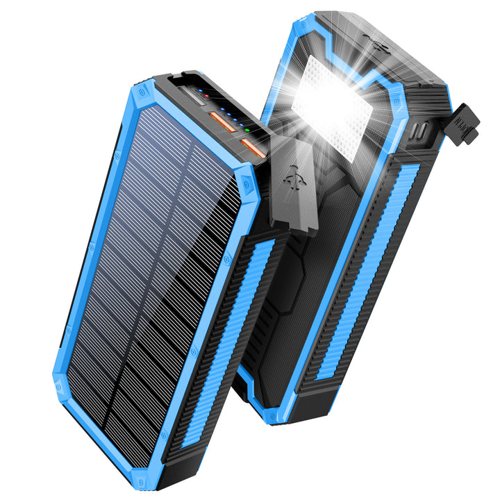 Portable solar power bank with high-load design and multiple outputs Bowlift