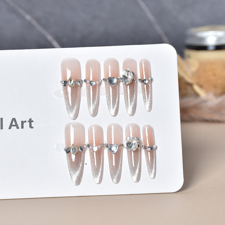 Glamorous Decorative Press-On Nail Extensions Bowlift