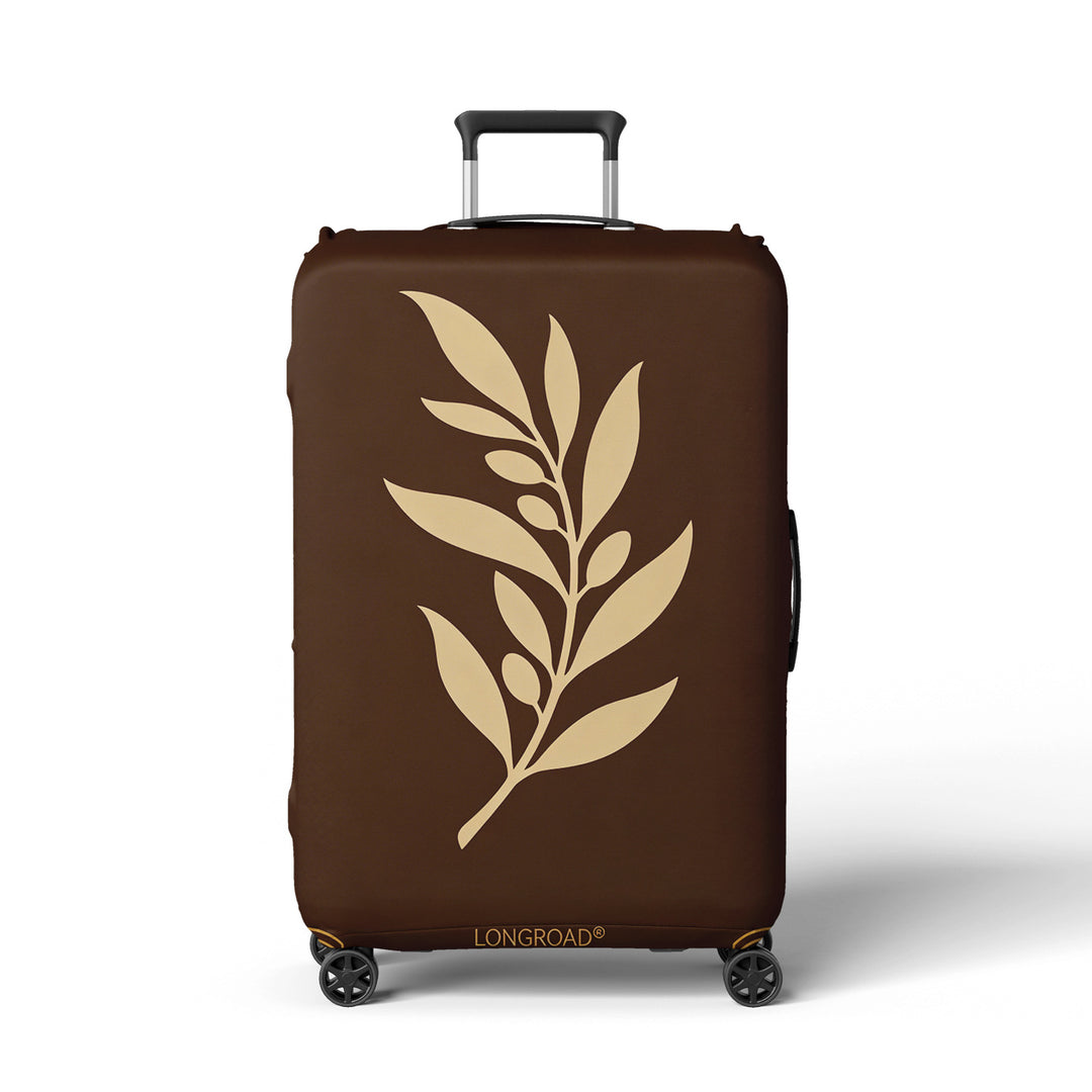Women’s suitcase cover with floral lavender pattern Bowlift