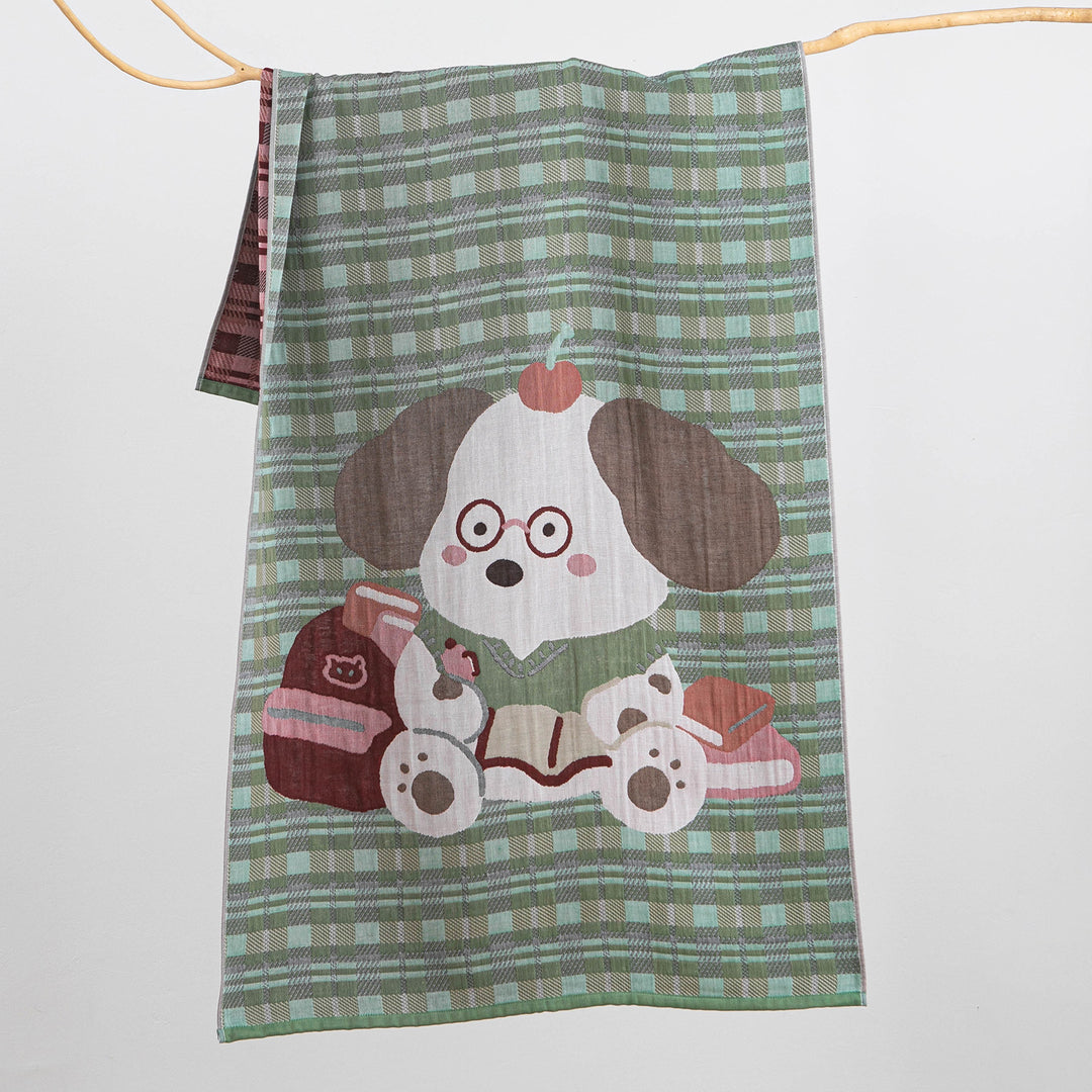 Women's cuddly cloth with processed bear motif Bowlift