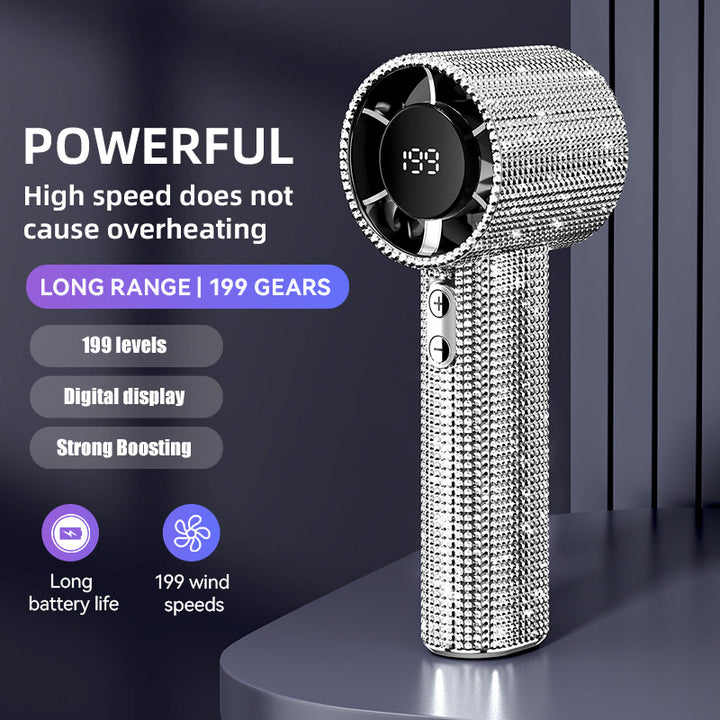 Women's High-Performance Handheld Hair Dryer with Brilliant Accents Bowlift