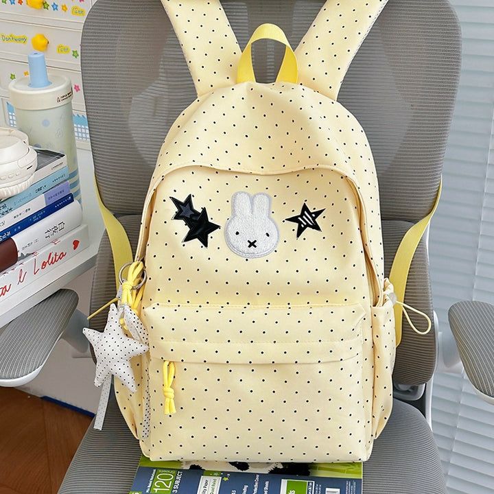 Cute Plush Illustrated Rabbit Backpack
