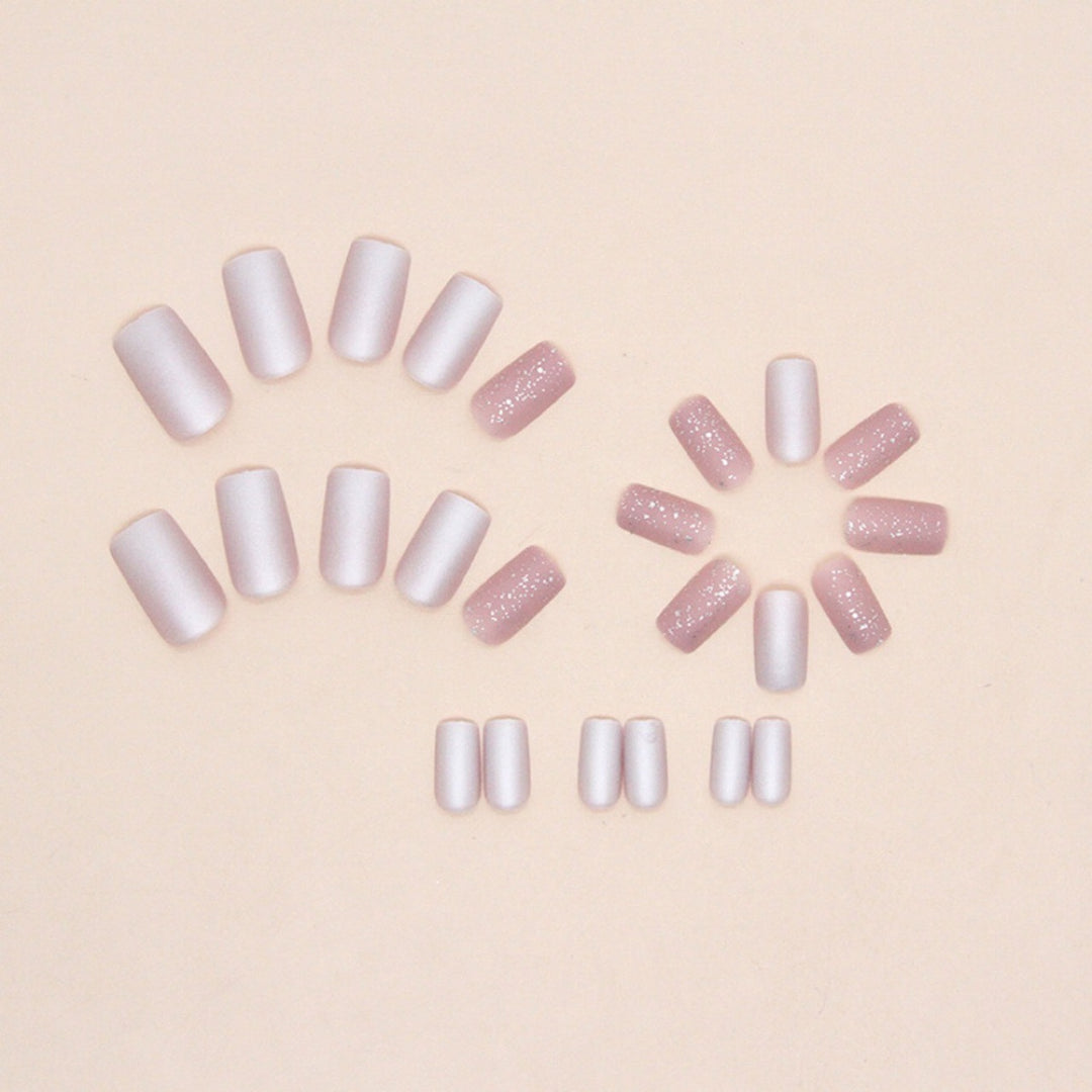 Glitter Finish Nail Art Bowlift