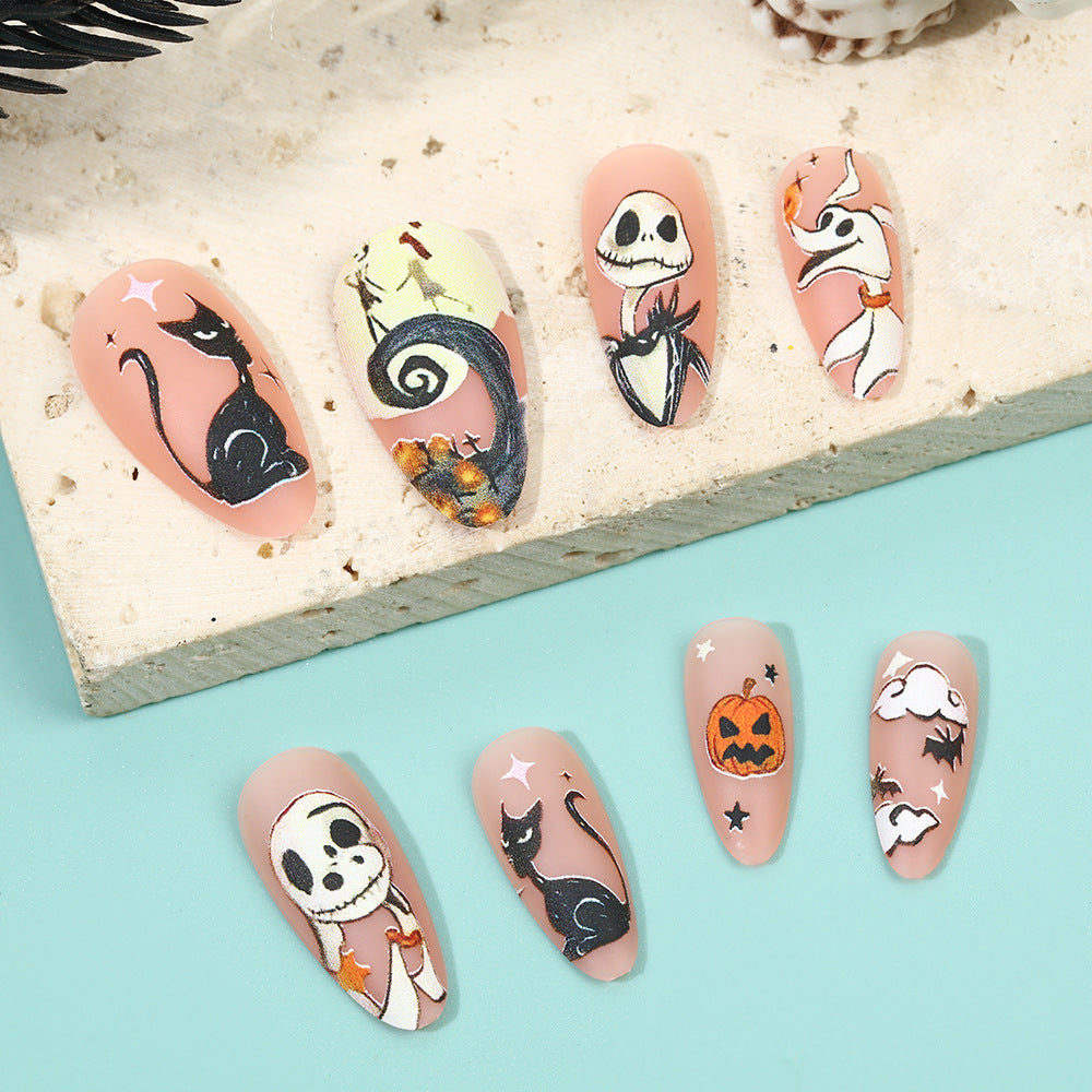 Artificiälnägel mit Halloween-Motiven Bowlift