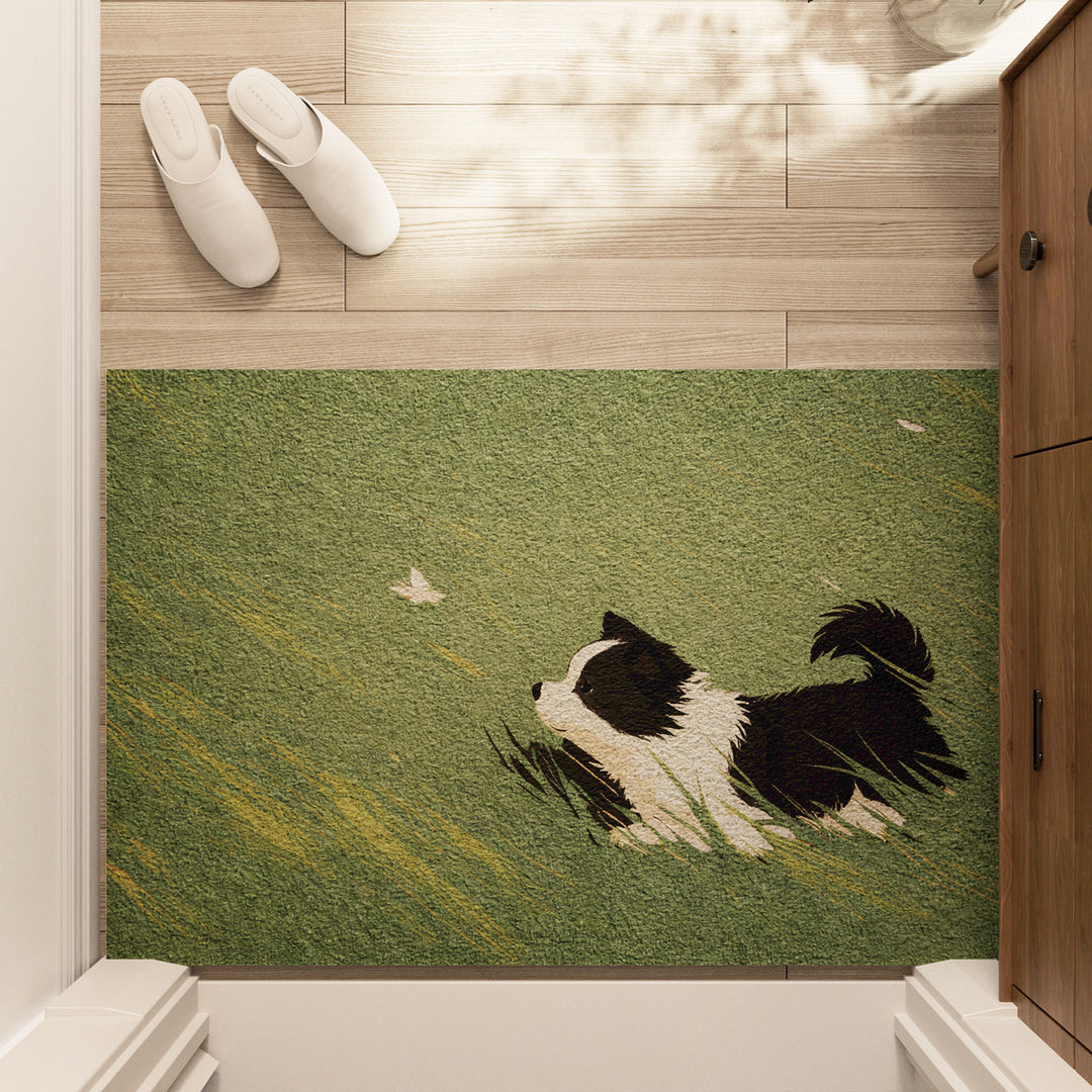 Corgi-Themed Floor Mat