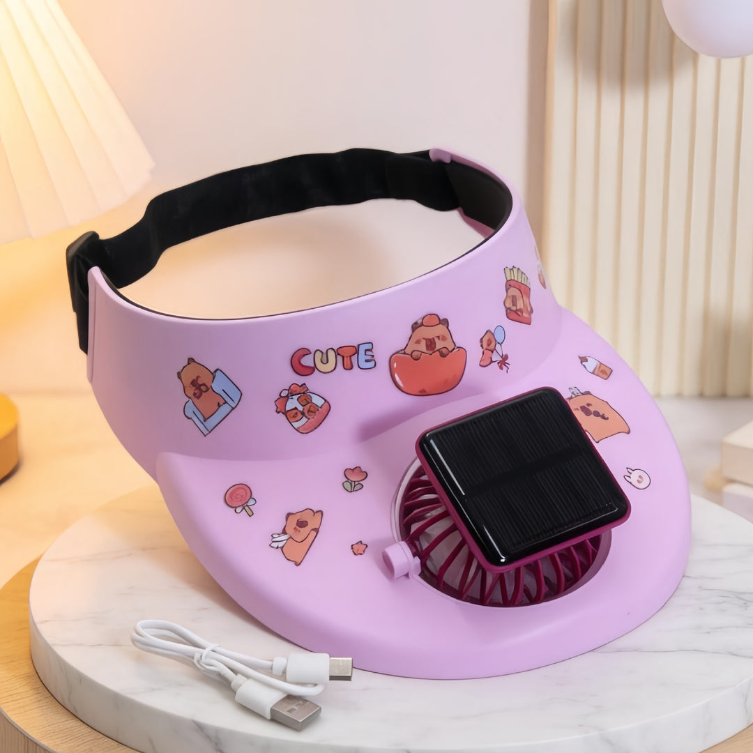 Ladies Comfortable Table Fan with Playful Design Bowlift