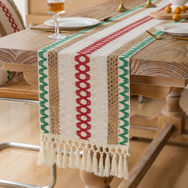 Bohemian Style Fringe Tablecloth