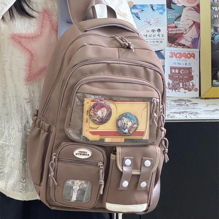 Graphic Illustration Multi-Compartment Backpack