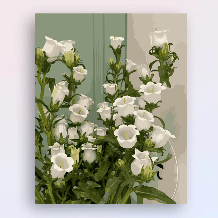 Floral Canvas Art Print Bowlift