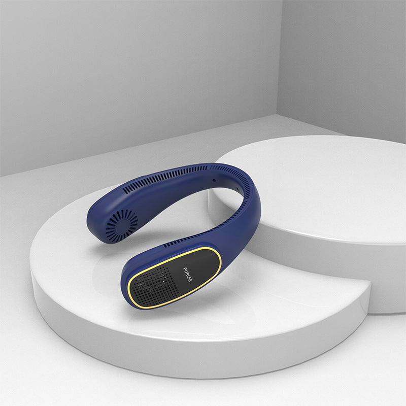 Women's Wearable Neck Fan with Ergonomic Design Bowlift