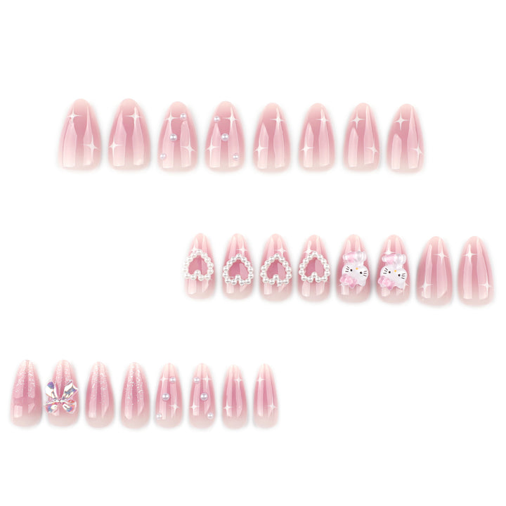 Artificial nail art with playful designs and 3D elements Bowlift