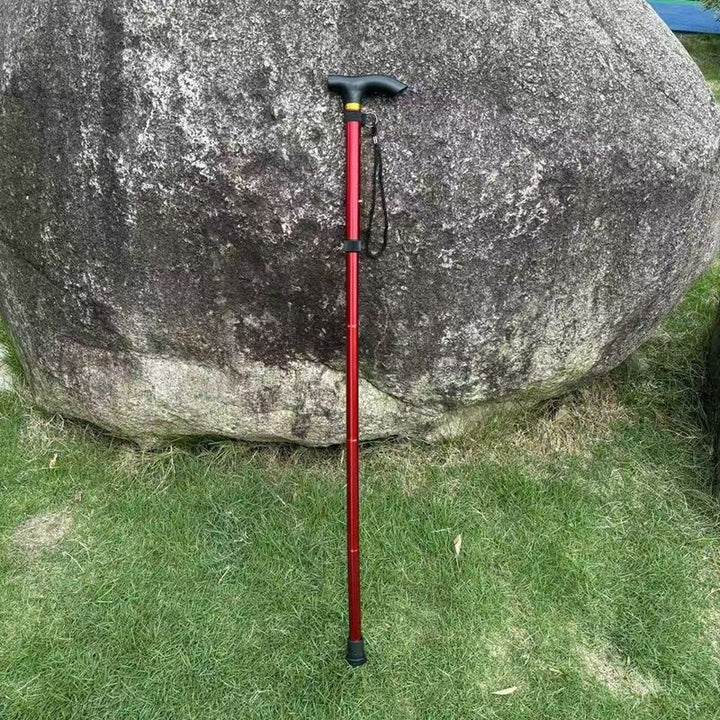 Adjustable Lightweight Folding Ergonomic Walking Cane with T-Handle Wrist Strap Bowlift