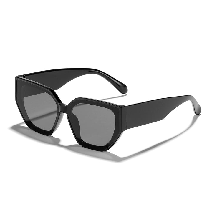 Women's fashionable oversized sunglasses with trendy hexagon design Bowlift