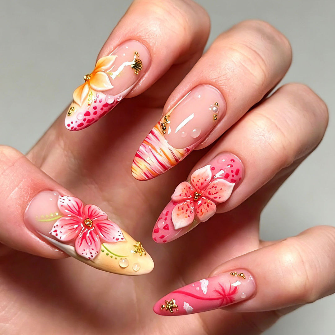 Luxury Nail Art Set with Galactic Designs Bowlift