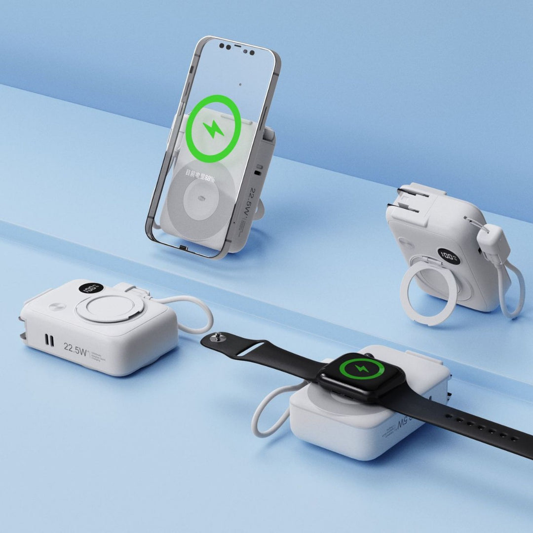 Portable Wireless Charging Unit with Magsafe Technology Bowlift