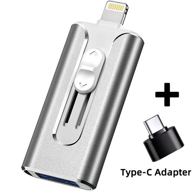 Versatile Dual-Connector USB Flash Drive Bowlift