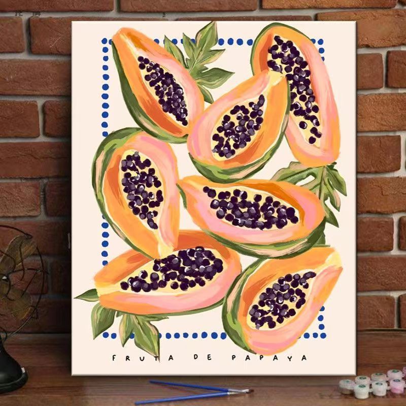 Peach Blossom Decorative Canvas Art Print Bowlift