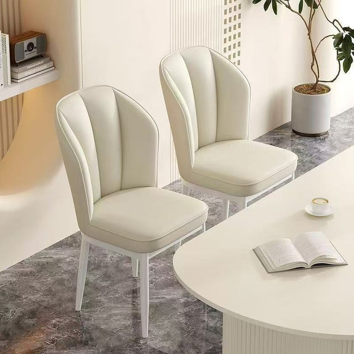 Contemporary High-Back Dining Chair Bowlift
