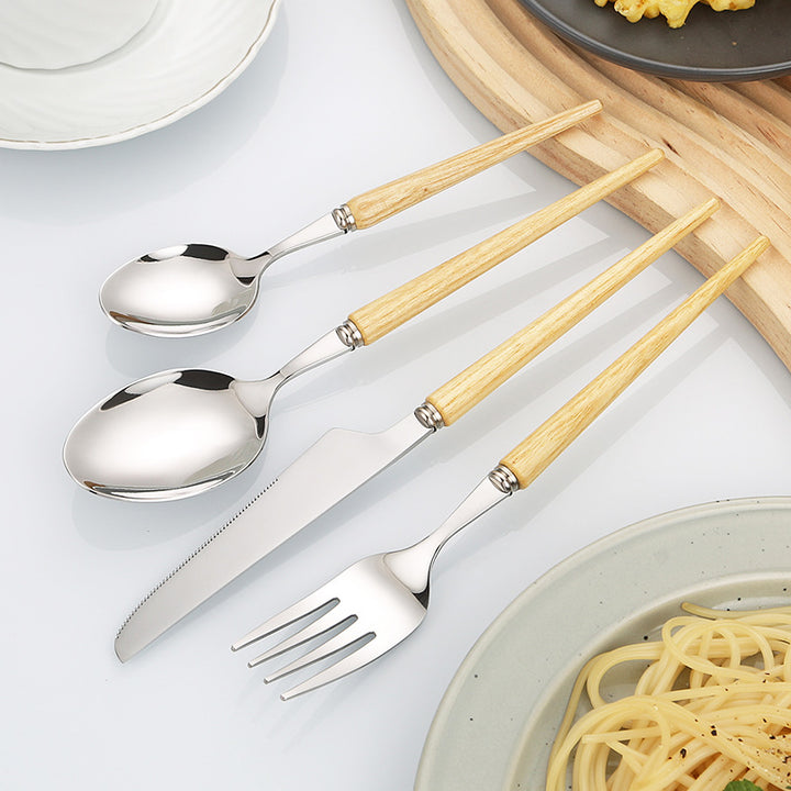 Professional and ergonomic bread knife with wooden handle Bowlift