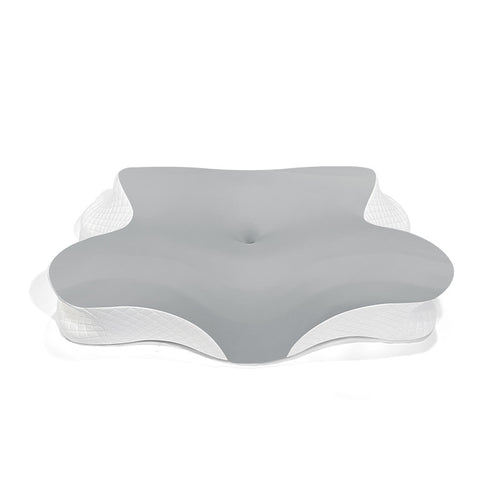 Contoured Neck And Head Support Pillow With Breathable Gel Layer Bowlift