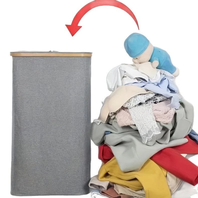 Elegant laundry bin with removable lid and inner bag Bowlift
