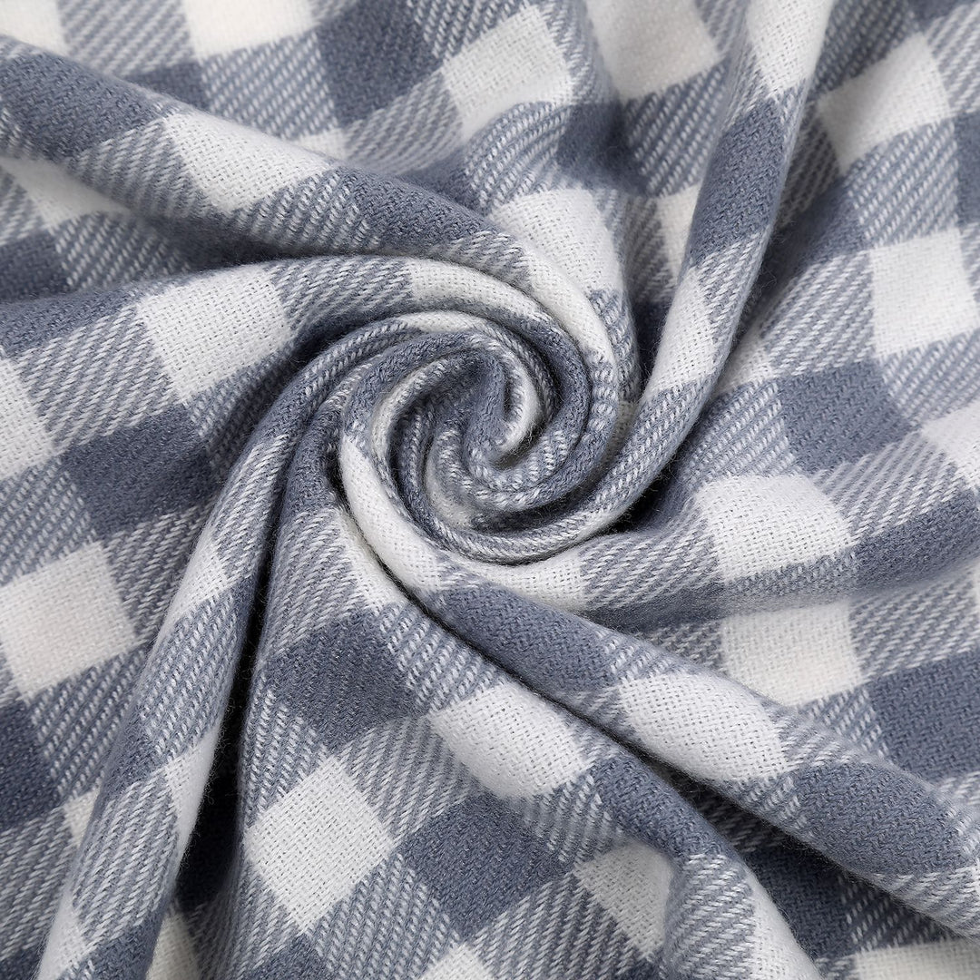 Ladies comfortable check scarf Bowlift