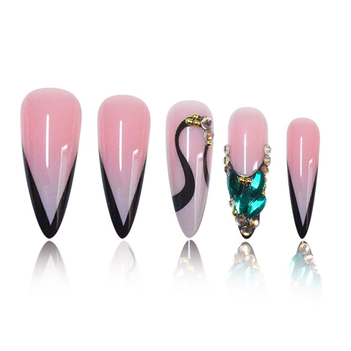 Artistic Sculpted Press-On Nail Extensions Bowlift