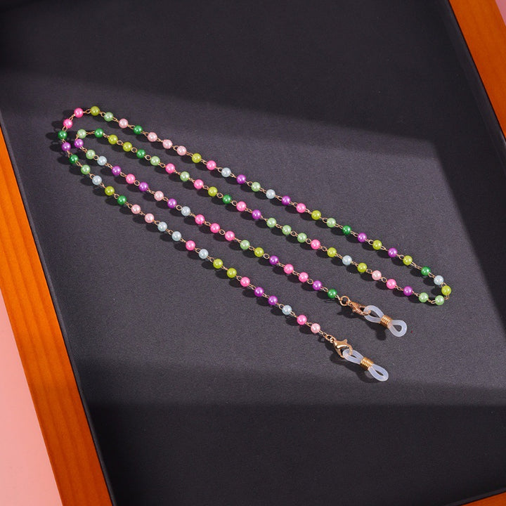 Stylish Beaded Eyewear Chain Bowlift