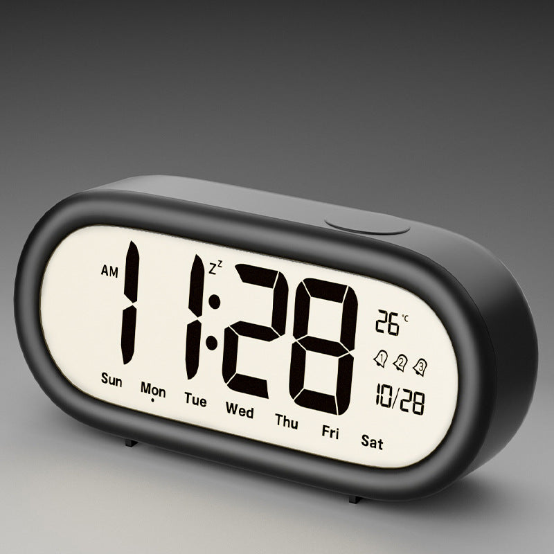 Digital Alarm Clock with Temperature and Date Setting Bowlift