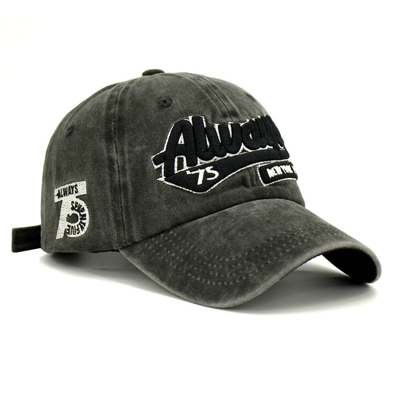 Unisex Vintage Distressed Casual Cap Bowlift