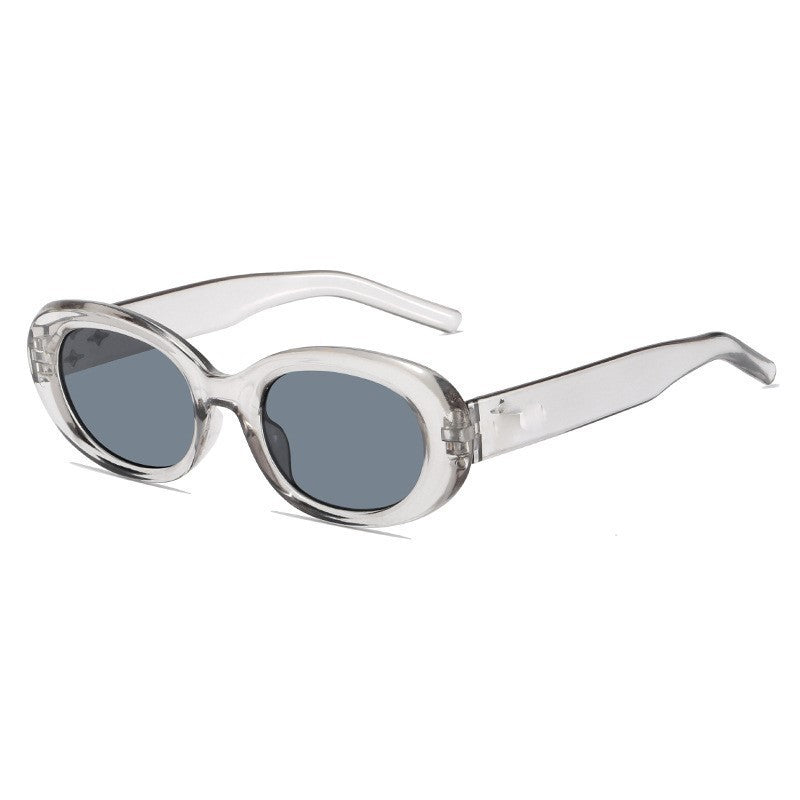 Fashionable Oval Frame Sunglasses Bowlift
