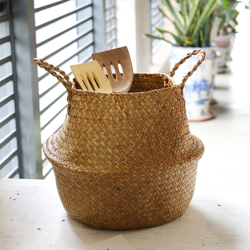 Handmade Woven Storage Basket Bowlift