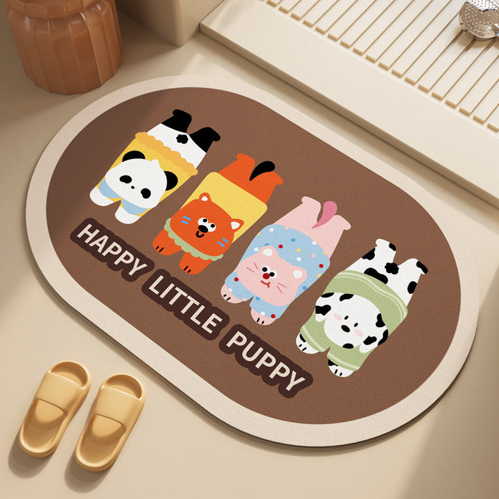 Decorative Bath Mat Bowlift