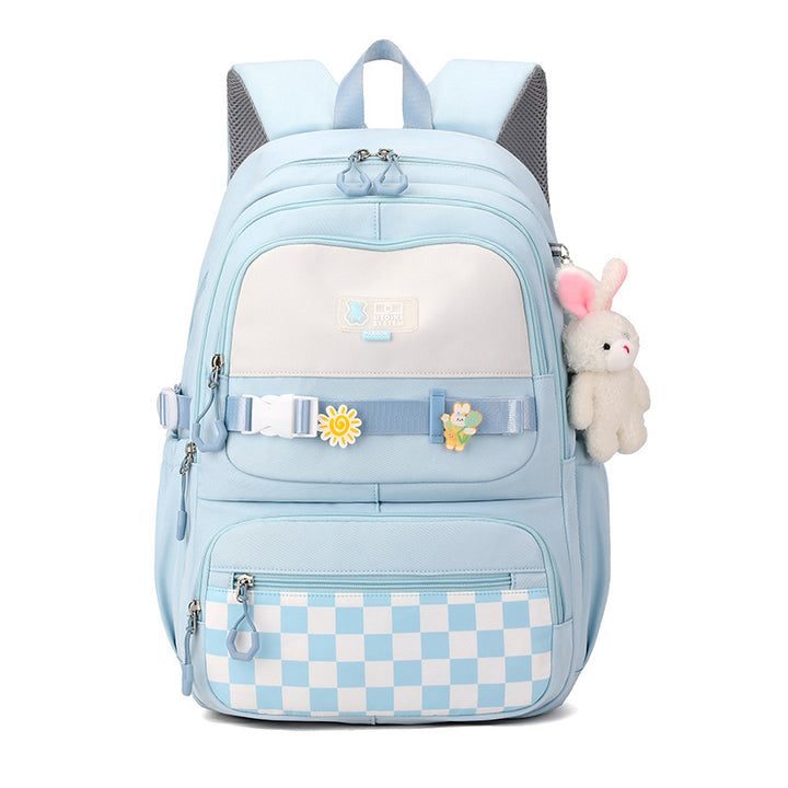 Cute school backpack with playful charms Bowlift