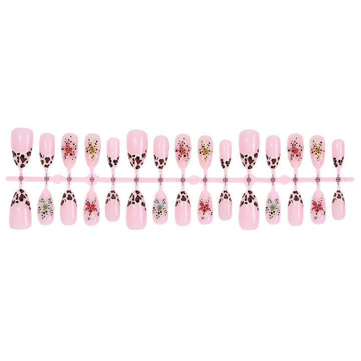 Artificial Nail Set with Floral and Animal Motifs Bowlift