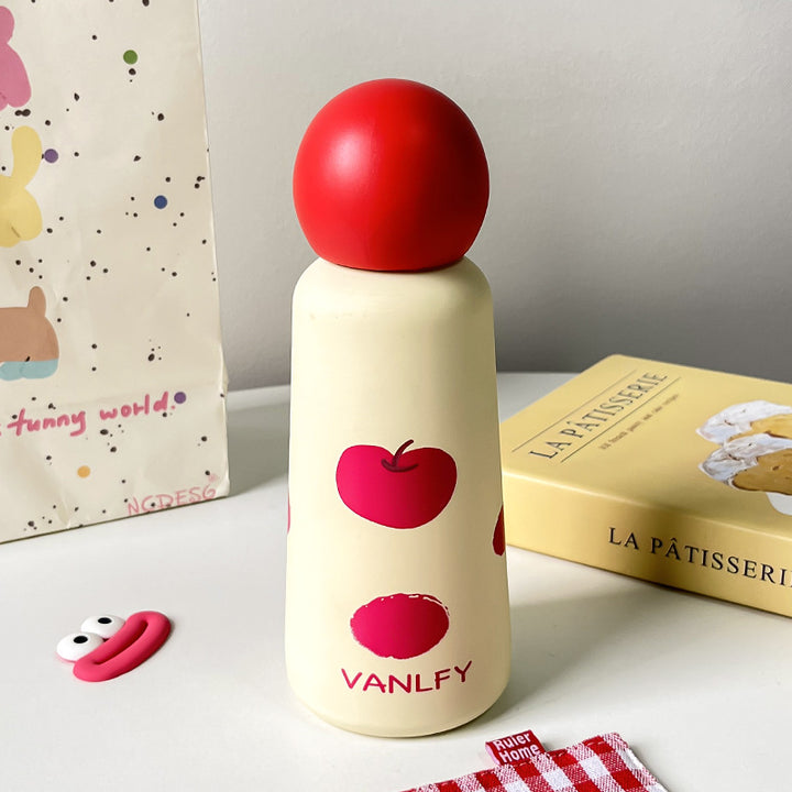 Ladies drink column with fruity apple motif Bowlift