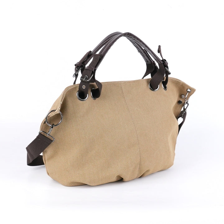 Stylish Multi-Pocket Canvas Handbag Bowlift
