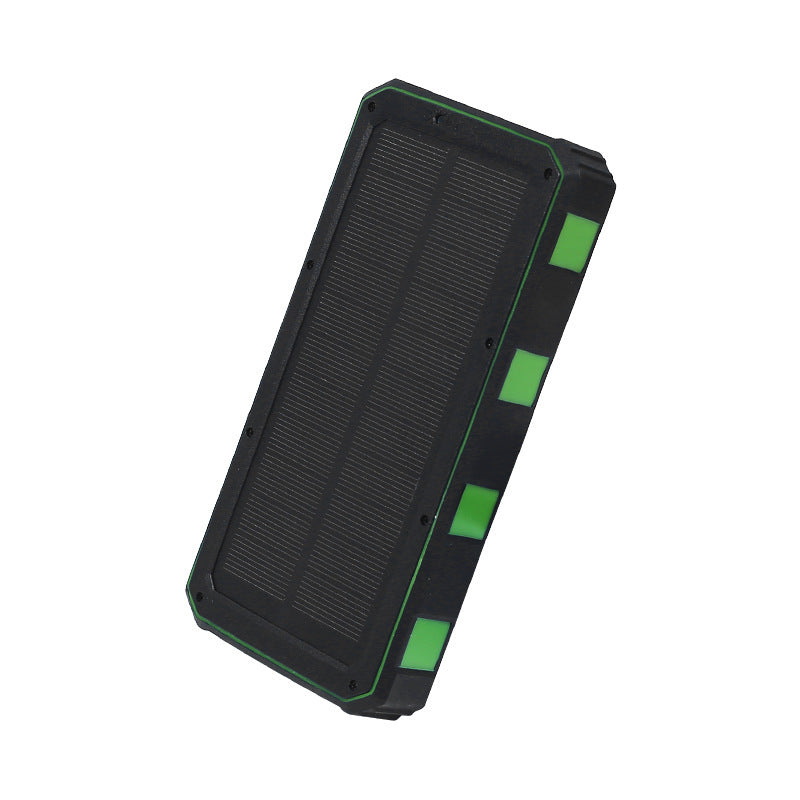 Solar-powered high-performance power bank with robust housing Bowlift