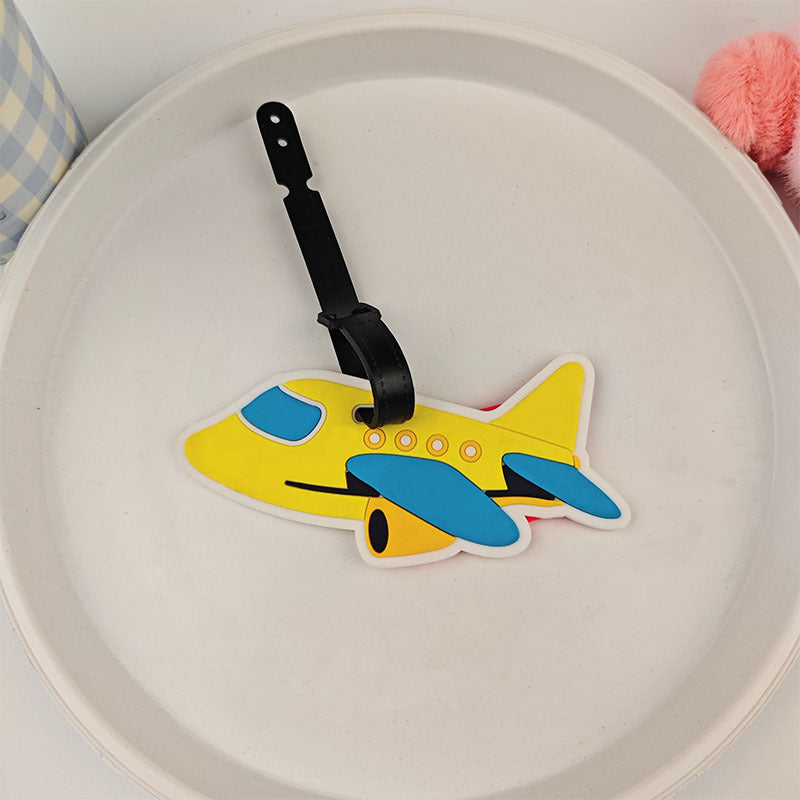 Unisex Airplane-Shaped Luggage Tag Bowlift