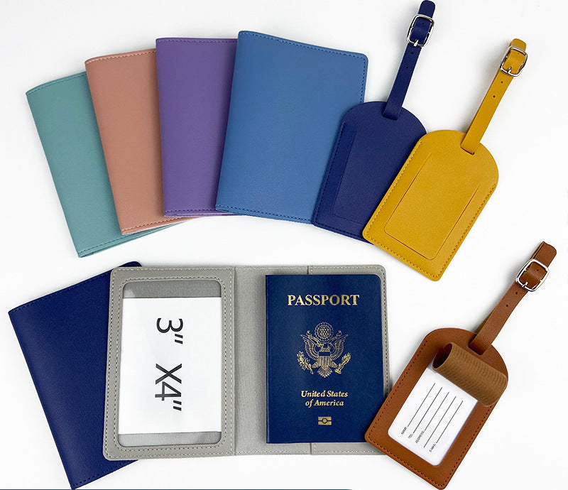 Stylish Passport and Luggage Tag Set Bowlift