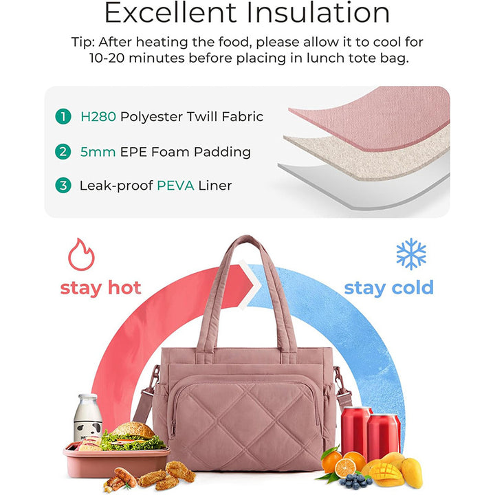 Multifunctional Laptop Bag with Detachable Shoulder Strap Bowlift