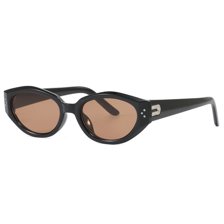 Ladies' trendy sunglasses with animal print and stylish frame Bowlift