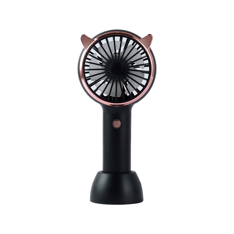 Women's portable hand fan with cat ears Bowlift