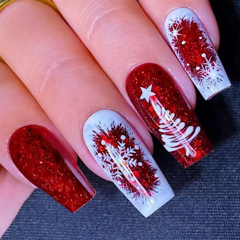Creative Christmas Art Nails Bowlift